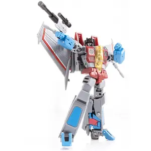 Transformation JINBAO FG04 FG-04 Red Spider False Eperor Air Craft With Stand And Cape Crown Small Scale G1 Action Figure Toys