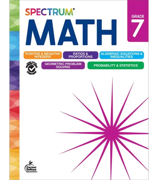 Spectrum Math Workbook, Grade 7 (Paperback)