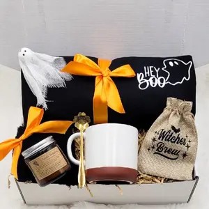 Halloween Gift Box Halloween Sweatshirt Boo Basket Spooky Basket Girlfriend Halloween Gift Halloween Accessories Fall Gift Box