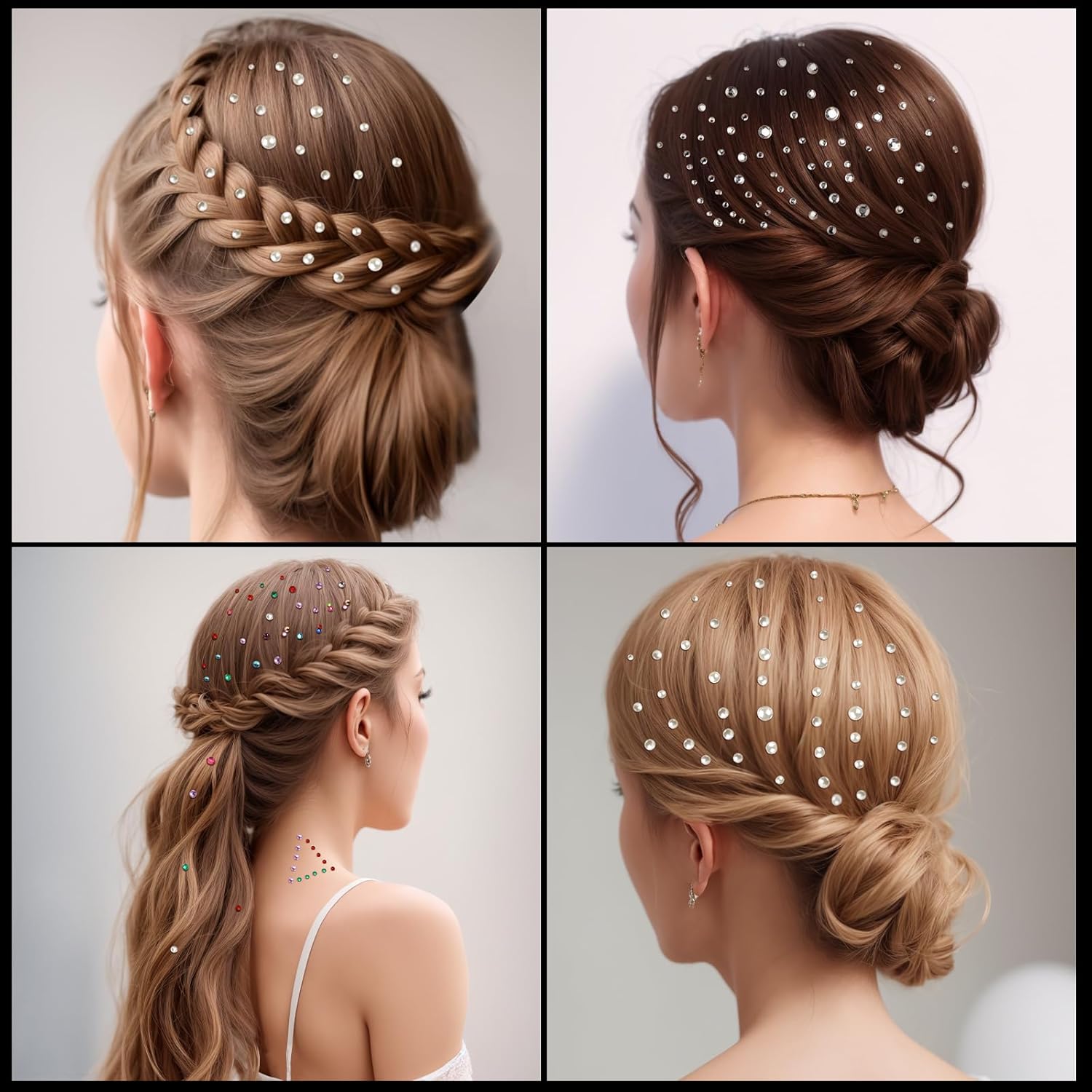 Limited Halloween Sale: Self-Adhesive Face Gems and Pearls,Perfect for Makeup, Festival Jewels, Rhinestone Stickers, Glitter Cosmetic Glitter Cosmetic