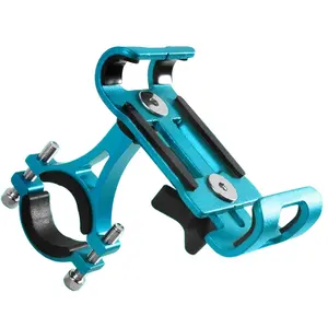 360 Degree Rotatable Metal Phone Mount AB Options A Fixed B Rotatable Multi-Function Handlebar Mount for Bike Motorcycle Smartphone Navigation Outdoor Riding Anti-Slip Durable Quick Install Wide View Adapter Accessory