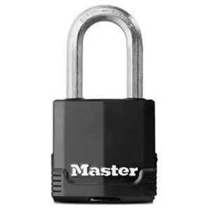 212 MAIN Master Lock 809036 Metal Security Lock, 1-0.75 in. Weather-Resistant Cover, for Motorcycle and Automotive All-Weather Use