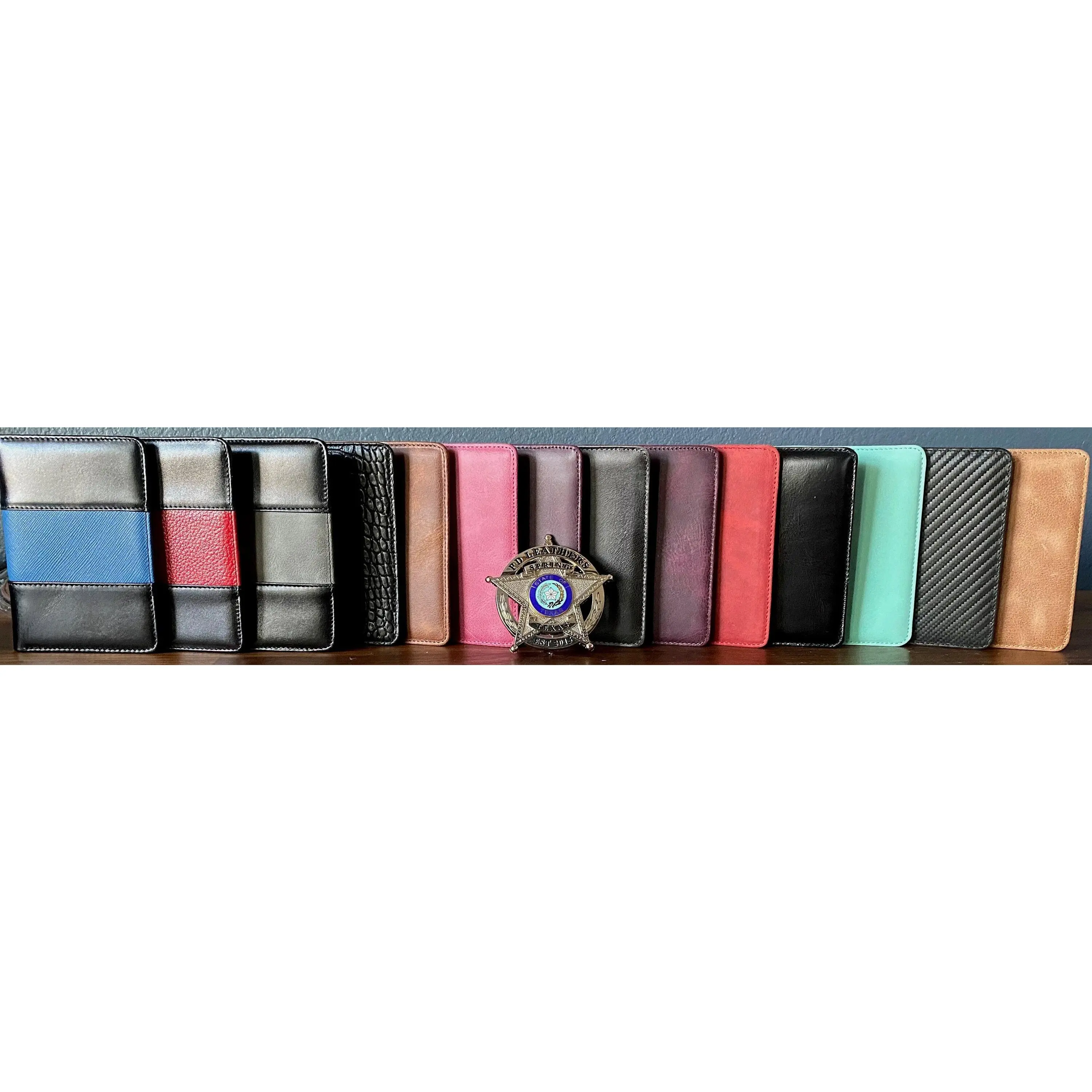 Scratch and Dent Police Badge Wallets For Pin Back Badges SALE