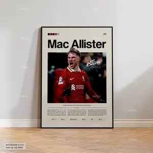 Alexis Mac Allister - Liverpool FC poster