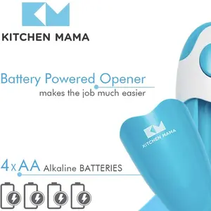 Kitchen Mama Electric Can Opener (blue)
