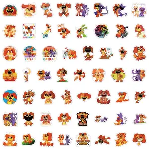 50 pcs Dog Day stickers，Smilling Critters Sticker，vinyl decal for water bottle，notebook ，laptop ，luggage