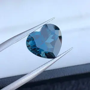 London Blue Topaz Heart Shape 5.35 Carats - Excellent Gift for Any Occasion
