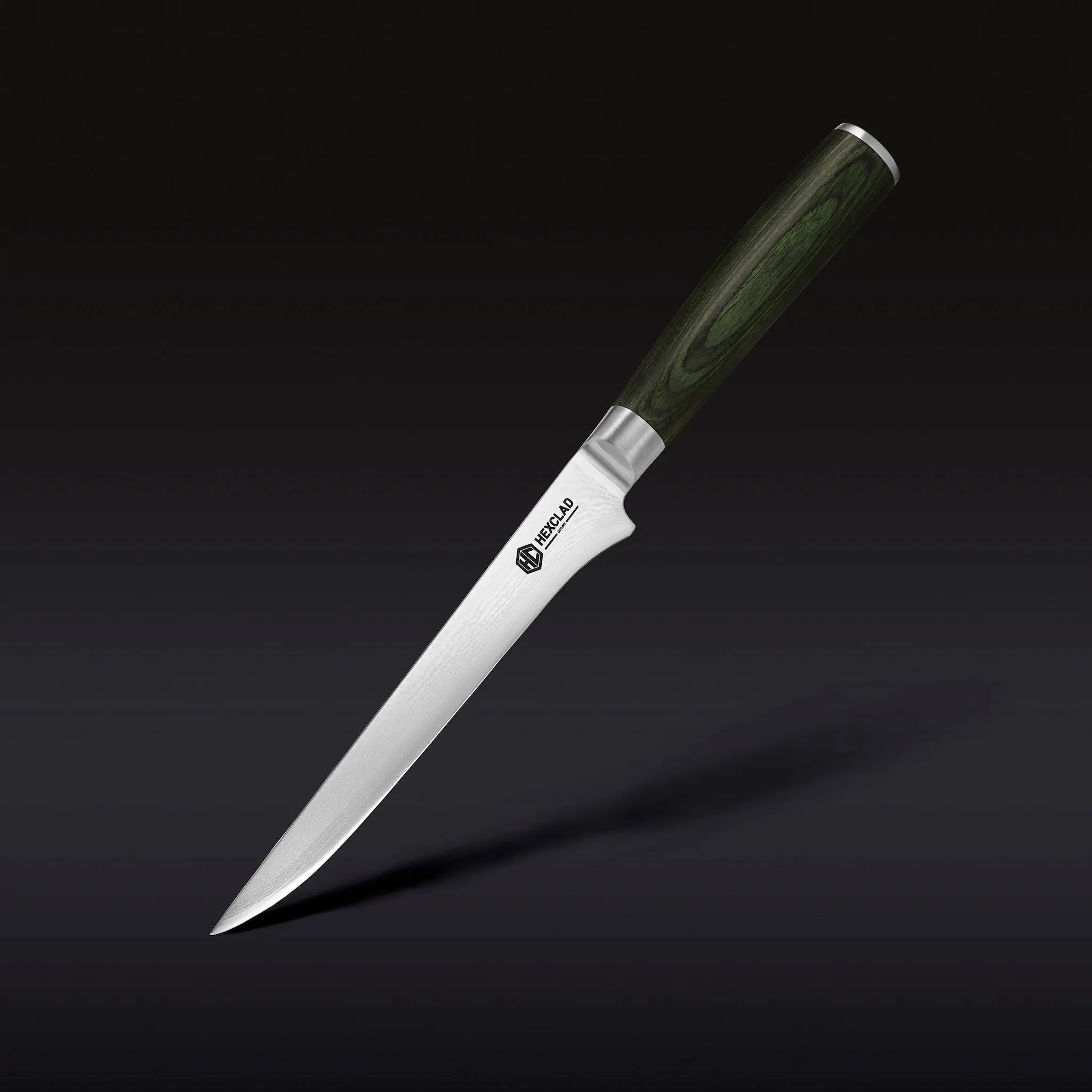 Damascus Steel Boning & Fillet Knife, 6"