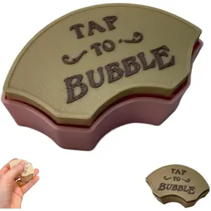 Portable Interactive Stress Relief Toy, Touch Bubble Click Button, Handheld Sensory Relaxation Tool, Perfect Gift for Family Friends
