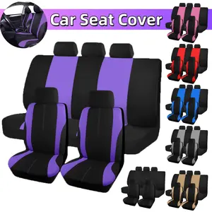 9PCS Car 5 Seat Covers Cloth Dustproof Washable, 5 Sit Full Set Front Cushion Protector Mat Pad Rear Seat Adjustable for 40/60,40/20/40,50/50, Universal Suitable for Most Car Sedan, For Men Women Girl Boy, Best Gift for Friends Lover  - Mother's Day Gift