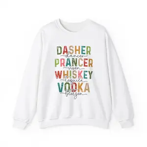 Tipsy Reindeer Holiday Cute Sweater