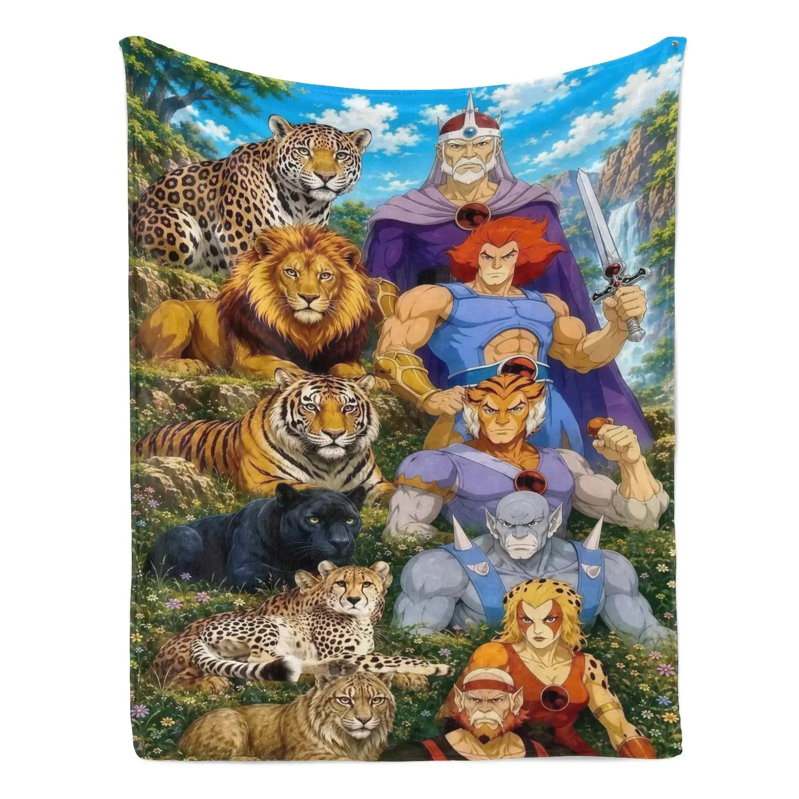 He-Man and theMasters of the Universe Blanket Soft Funny Throw Blanket Suitable For Use on Sofas, Beds, or For Travel, Gentle on The Skin Warm gifts for daily use, birthdays, Christmas and Halloween