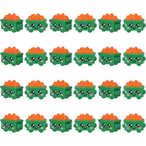 24Pcs Mini Dumpster Fire Figurines, Resin Dumpster Trash Shape with Fire, Emotional Dumpster Fire Desk Accessories, Funny Desk Decor for Staff, Teacher Office, Coworker, Nurse