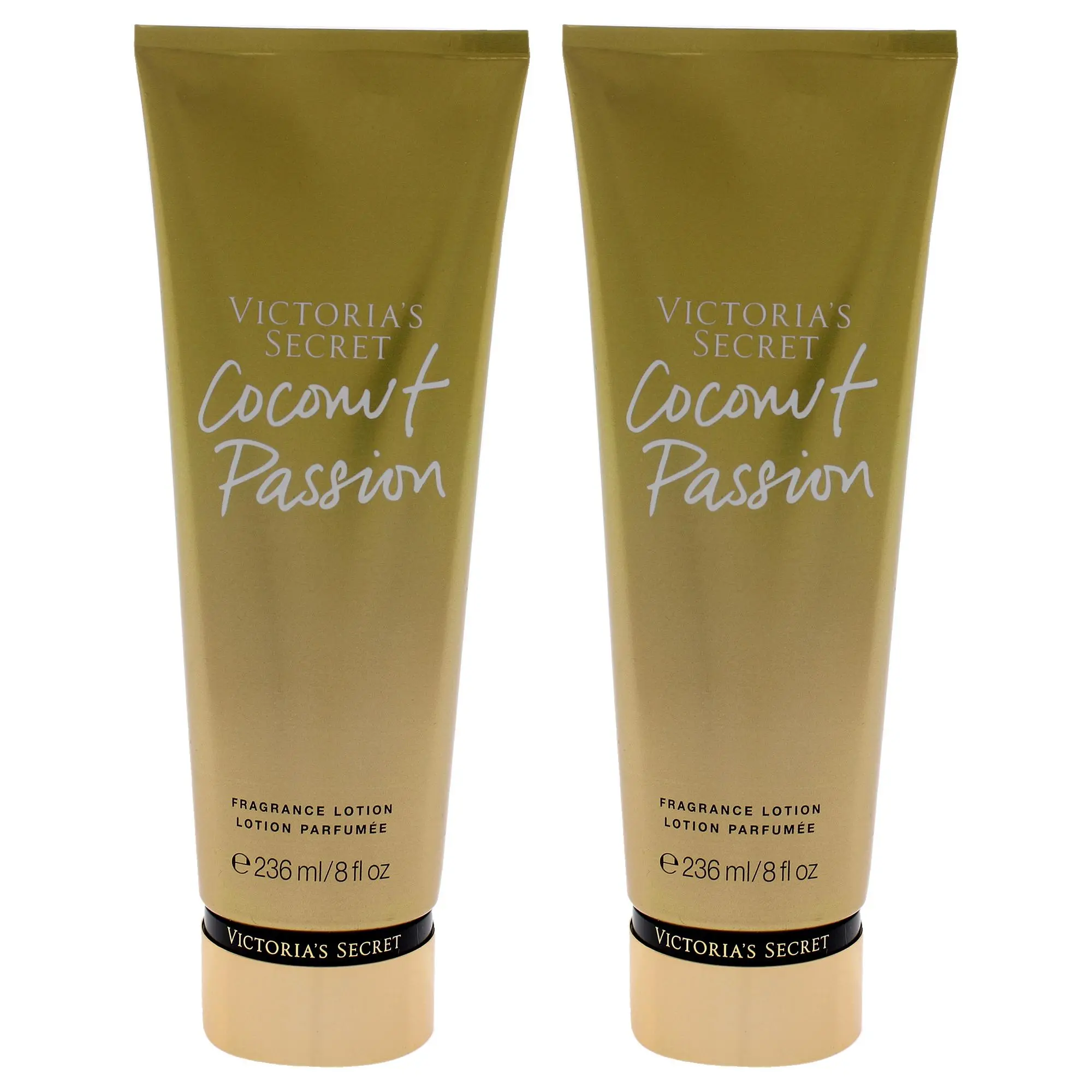 Victoria's Secret Coconut Passion Scent Body Lotion for Women - 8 oz Body Care Moisturizers - Daily Use, Set of 2