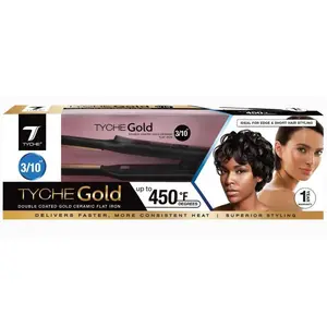 TG033 TYCHE GOLD FLAT IRON 3/10"