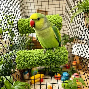 Creative Parrot Stand Holder, Stable Bird Perch Rack, Durable Non-Slip, Forest Theme Birdcage Decoration, Ideal for Pet Owners