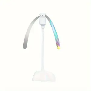 Fly Fans for Tables, Fly Repellent Fans for Outdoor & Indoor Use, Portable Table Fan with Holographic Blades for Picnic BBQ Party