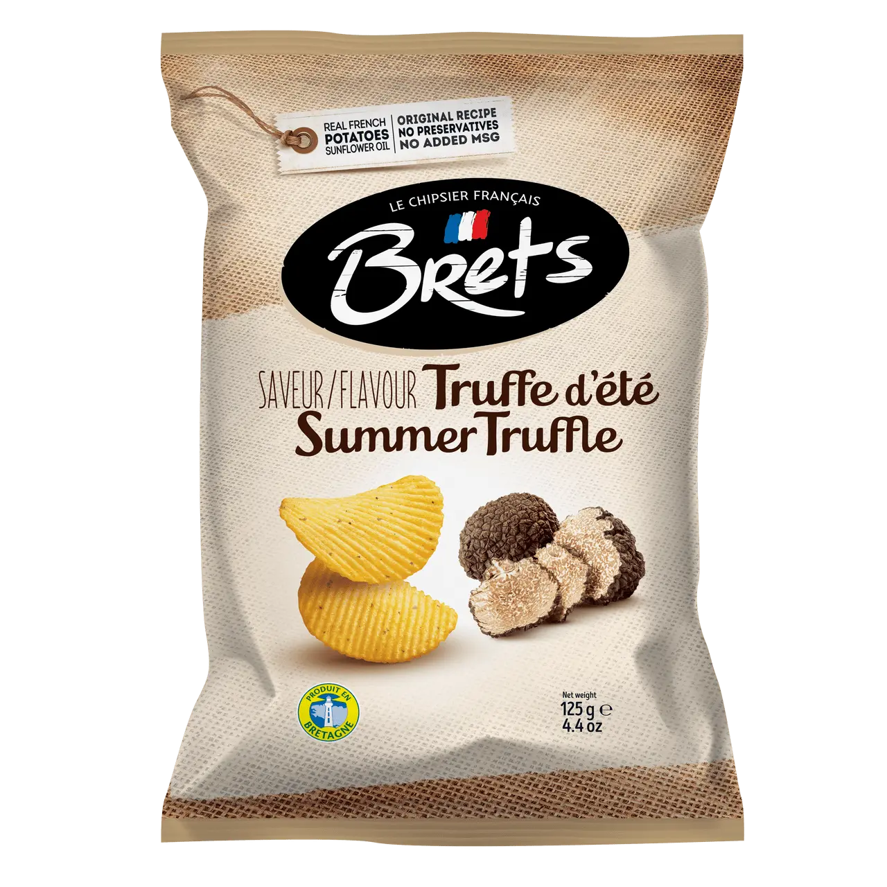 Brets Summer Truffle French Potato Chips, 4.4 oz x 10 Pack (exp 07-19-2026)
