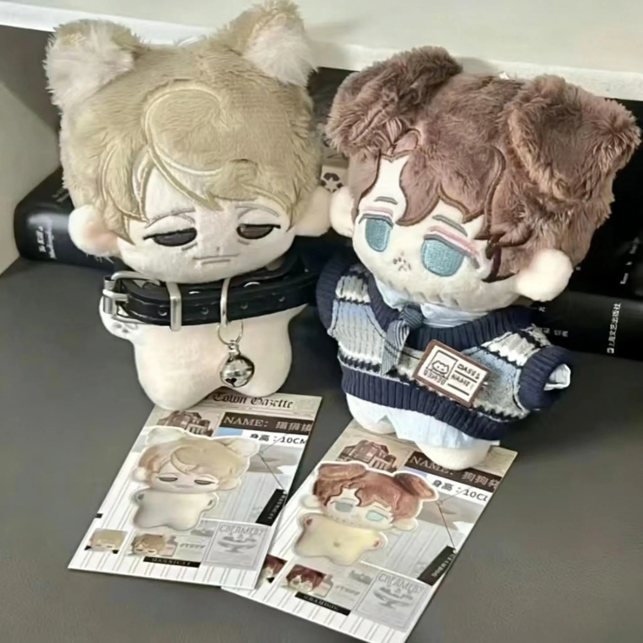 10cm Hannibal Cotton Fabric Anime TV Series Character Plushie - Stuffed Doll, Pendant Keychain, Backpack Ornament, Birthday Gift for Fans