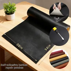 50x137cm Sofa Leather Repair Patch – Self-Adhesive PU Reupholstery Sticker for Couch & Furniture Fix, Keep Your Family’s Favorite Sofa Looking New
