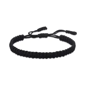 Tibetan Buddhist Bracelets for Women Men Handmade Braided Rope String Lucky Protection Wristbands Prayer Family Couple Jewelry