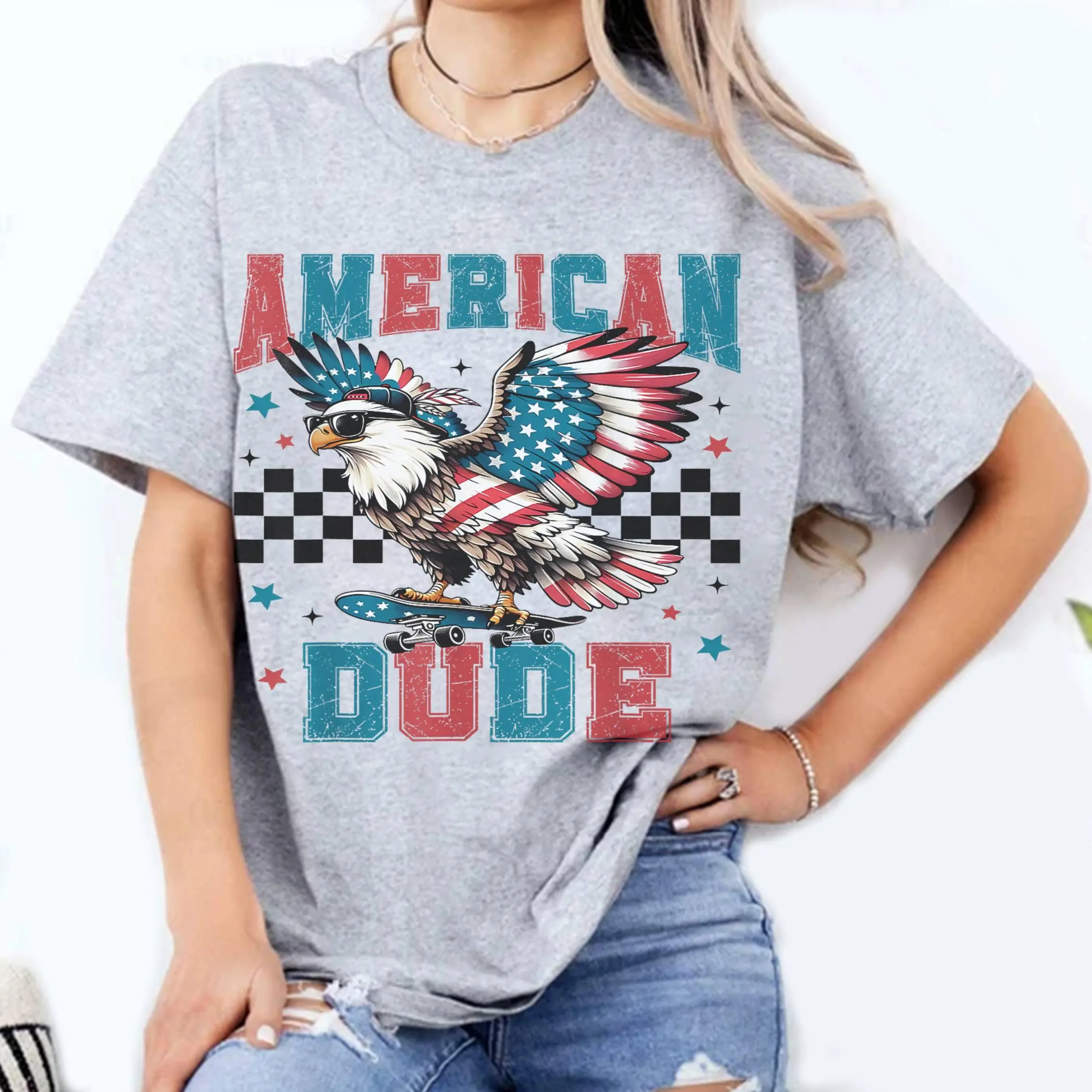 Vintage unisex retro american dude bald eagle 4th of jully toddler boys kids t shirt ,unisex funny t-shirt