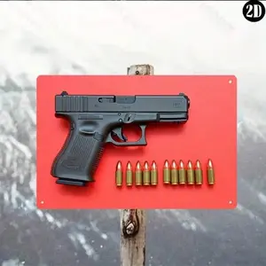 Vintage Aluminum Wall Art Frameless Rust-Proof Military Decor for Man Cave Bar Garage Home and Room Decor Housewarming Gift