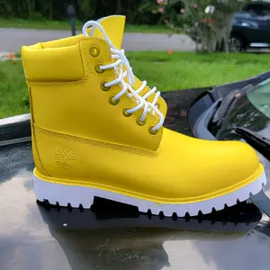Fashion casual boots waterproof Men Brand New custom