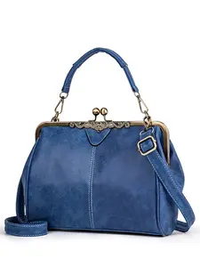 Spring Summer New Women's Handbag, Single Shoulder Crossbody Bag, Matte Leather Clutch, Vintage British Style Postman Bag, Fashionable Handbag, Pu Leather Bag