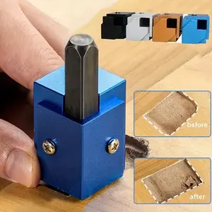 Durable Metal Right Angle Chisel, Square Hinge Mortise Hand Tool for Woodworking, Ideal for Carpenters & DIY Projects, Woodworking Tools