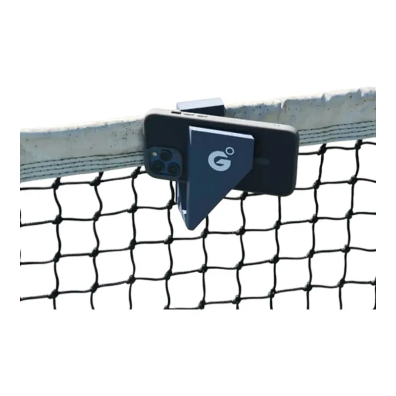oGrip TennisView Tennis Net Phone Holder MagSafe Compatible Magnetic Phone Bracket for Tennis Enthusiasts Smartphone Cellphone Mount with HQ Back Camera for Landscape & Portrait Modes