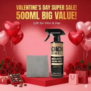 BIBI-BUBBLE Car Coating Agent 500ML - High Protection Shield, Anti-Scratch Ceramic Spray & Instant Glossy Shine