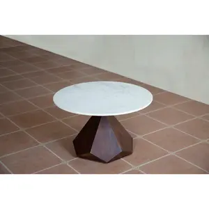 Geometric Marble Coffee Table