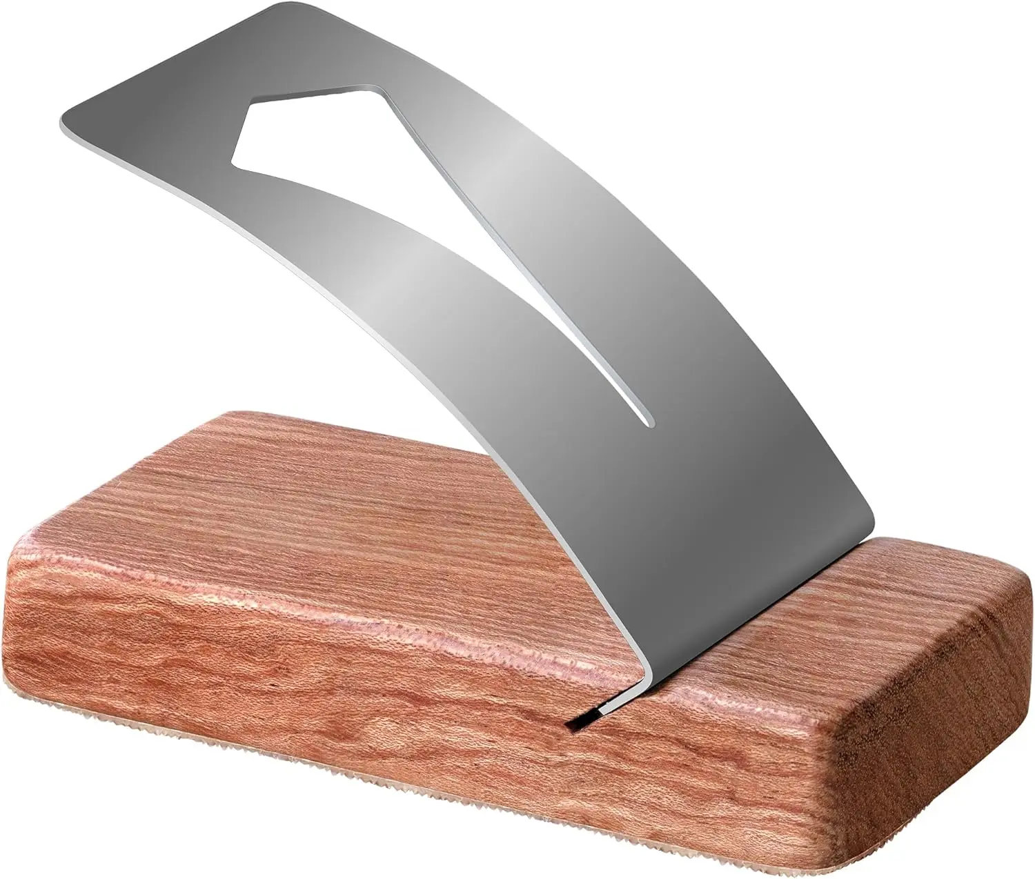 Zipper Jig Tool, Hardwood & Stainless Steel Zipper Installing Tool for Dresses & Pants, Works with Various Sizes, Tool for Sewing.