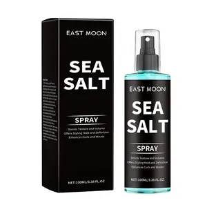 Sea Salt Spray for Hair Texturizing & Volume | Natural Beach Waves & Curly Hair Definer | Lightweight, Non-Sticky Long Lasting Hair Spray for Men & Women (100ml) Curly Gel