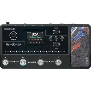 MOOER GE150 Pro Li Black Guitar Multi Effects Processor Preamp Cab Sim Pedalboard 3rd IR Loader Looper Drum Machine