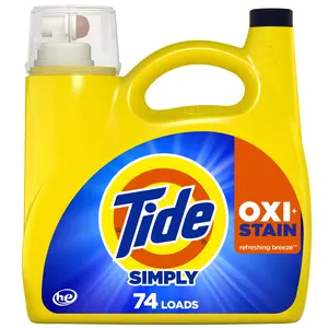 105 fl oz Refreshing Breeze Oxi Boost And Ultra Stain Release 74 Loads Cleaner Household