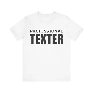 Unisex Jersey Short Sleeve Tee Casual Classic Cotton