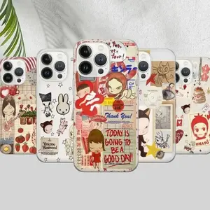 Yoshitomo Nara Aesthetic Phone Case Cover Compatible with iPhone X, 11, 12, 13, 14, 15, 16, 17 Plus Pro Promax & SS Galaxy S21-25 Series