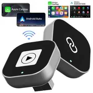 2026 Wireless Upgrade Ultra-Compact & High-Speed CarPlay Adapter, Plug & Play in Seconds,Portable for Most Car Displays, iOS & Android CarPlay Adapter