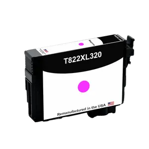 U.S. Remanufactured for Epson T822XL High Yield Magenta Ink Cartridge, T822XL320