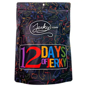 Jerky.com The 12 Days of Jerky Gift Package - Get a Unique Flavor of 8 Beef Jerky & 4 Exotic Jerky - Fun Unique Gift for Guys - Set