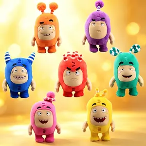 Colorful Cartoon Emoji Plush Toy Set - 7 Vibrant Characters for Desktop Decoration & Collecting Enthusiasts