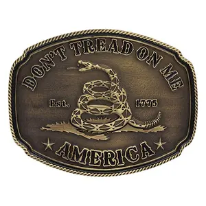 Belt buckle don’t tread on me