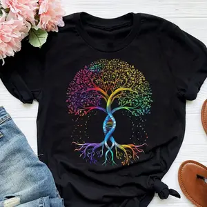 Pride Tree of Life Shirt: LGBTQ Rainbow Graphic Tee 6