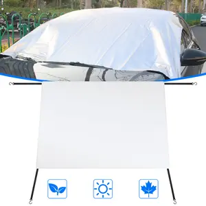Custom Fit Windshield Sun Shade for All Car , Aingle Layer Design, Blocks 99% UV Rays, Easy to Install and Store