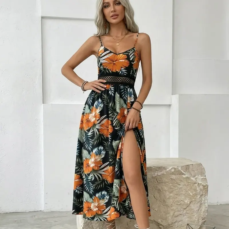 cut out dresses Black Cutout Maxi Dress main image 0