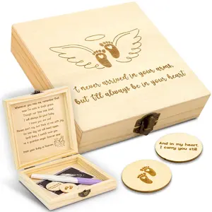 Miscarriage Gifts for Mothers - Miscarriage Memorial Box,  Loss Memorial Gifts, Loss of  Sympathy Gifts, Angel  Memorial , Miscarriage Keepsake for Mom