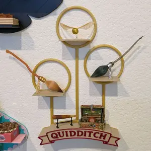 Quidditch miniverse display shelf for Harry Potter Back to Hogwarts series Organiser