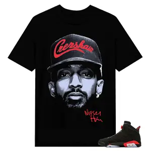 Nipsey Big face , Infrared 6s Reverse Sneaker match tees, Infrared 6s Reverse Matching Tee, Shirt To Match sneaker